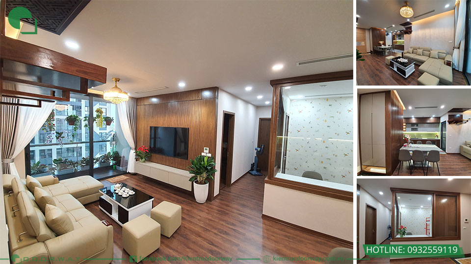 Hình ảnh thực tế hoàn thiện thiết kế nội thất chung cư The Zei