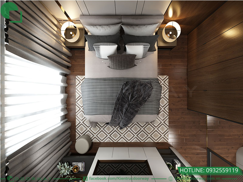 thiết kế phòng ngủ đẹp sang trọng