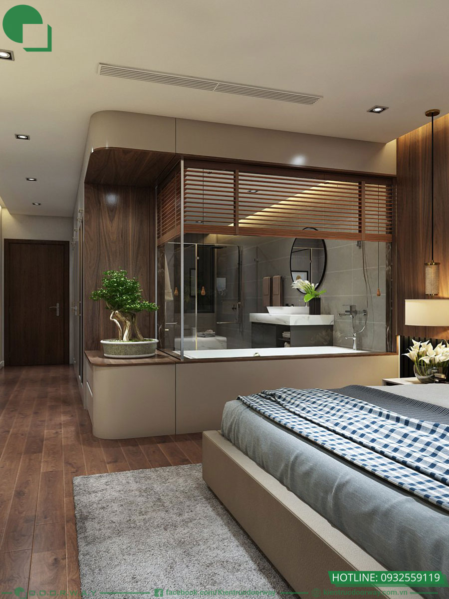 thiết kế phòng ngủ đẹp sang trọng