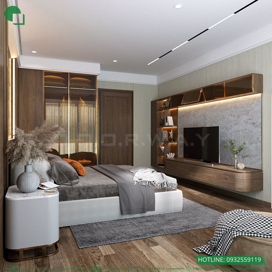 thiết kế phòng ngủ đẹp sang trọng