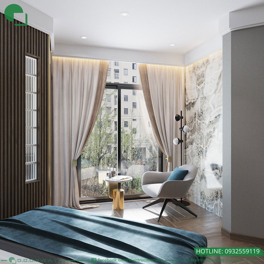 thiết kế phòng ngủ đẹp sang trọng