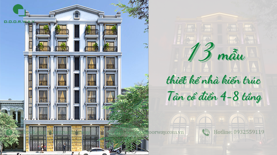 thiết kế nhà kiến trúc tân cổ điển