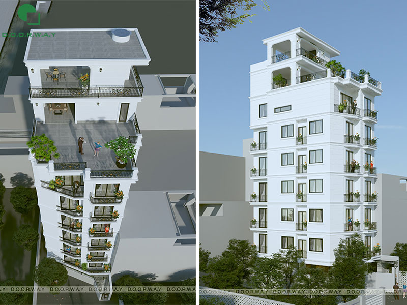 Thiết kế nhà vừa ở vừa cho thuê căn hộ