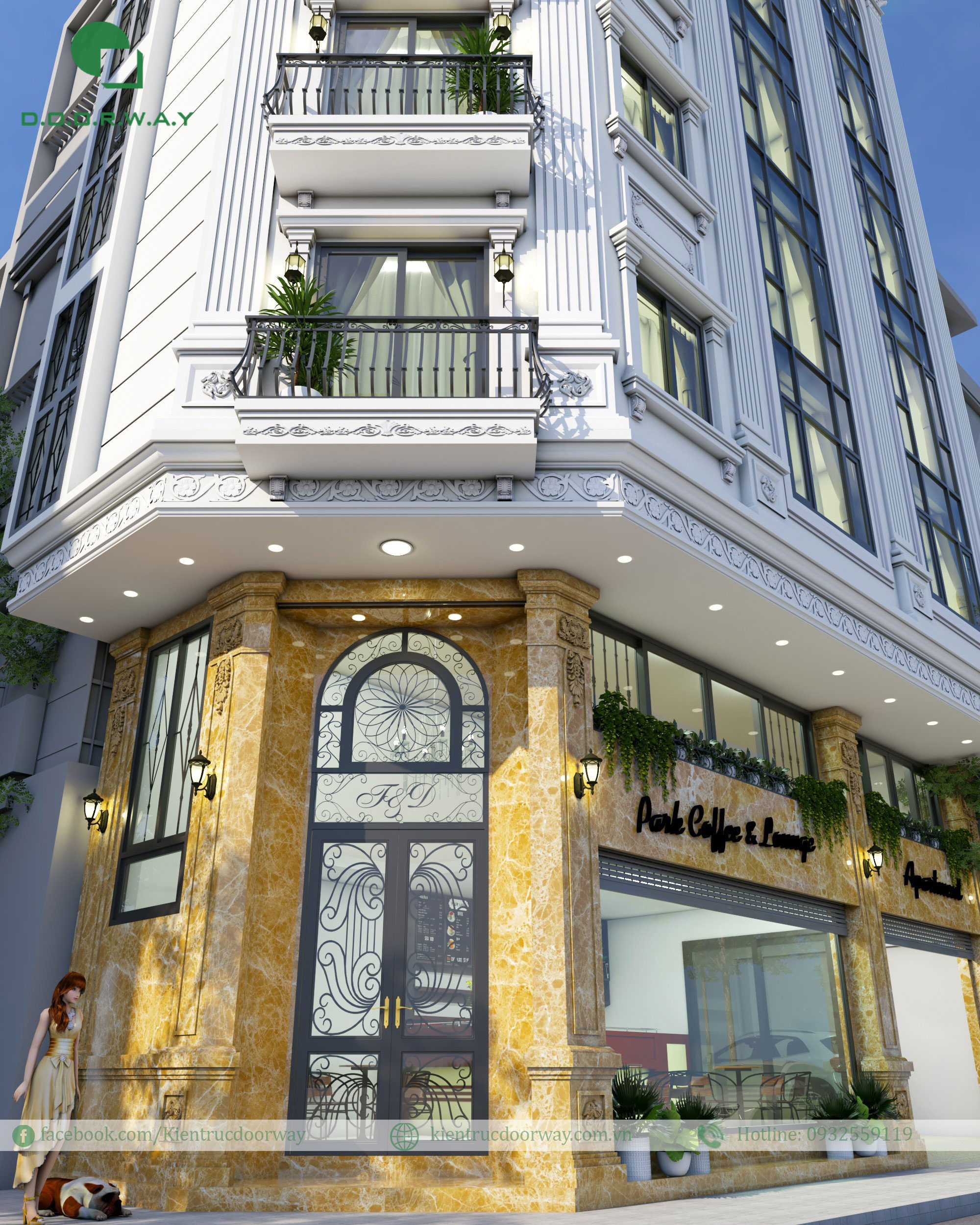 thiết kế nhà ở kết hợp kinh doanh và cho thuê