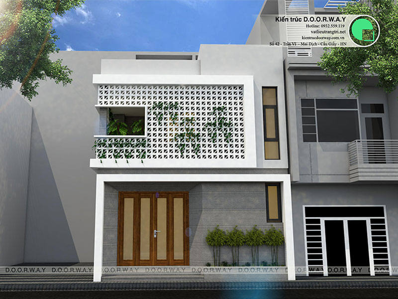 Thiết kế nhà ở dân dụng - Mẫu nhà phố tại Doãn Kế Thiện