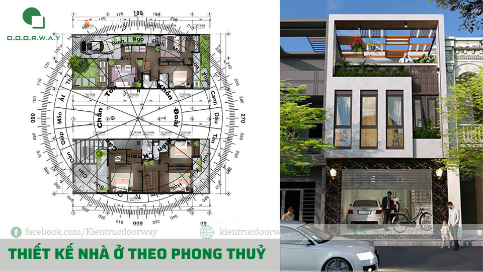 Thiết kế nhà ở theo phong thuỷ