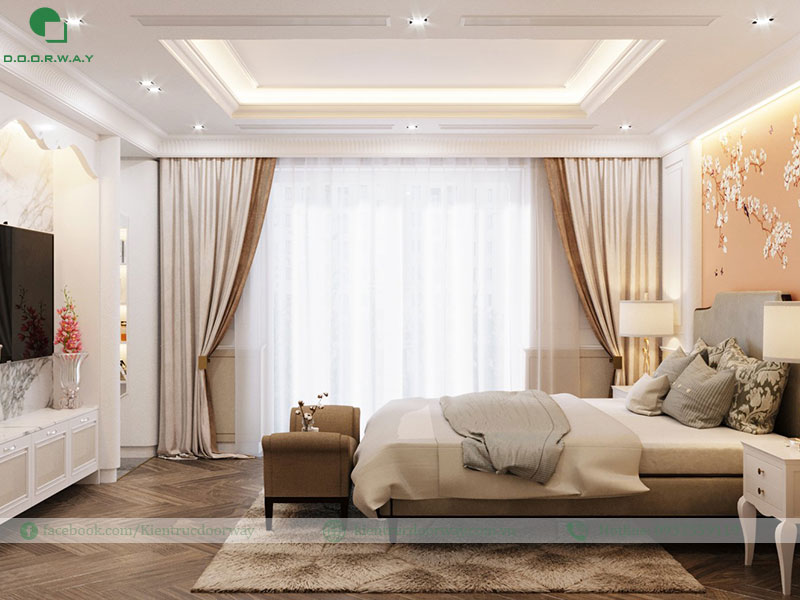 phòng ngủ bao nhiêu m2 là đẹp Thiết kế biệt thự phòng ngrur 12m2