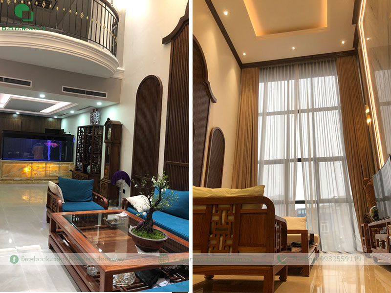 Hình ảnh thực tế phòng khách nhà phố thông tầng Hình ảnh thực tế phòng khách nhà phố thông tầng