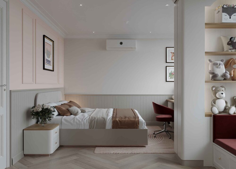 Nội thất nhà phố Hà Đông PN con gái 1 (2)