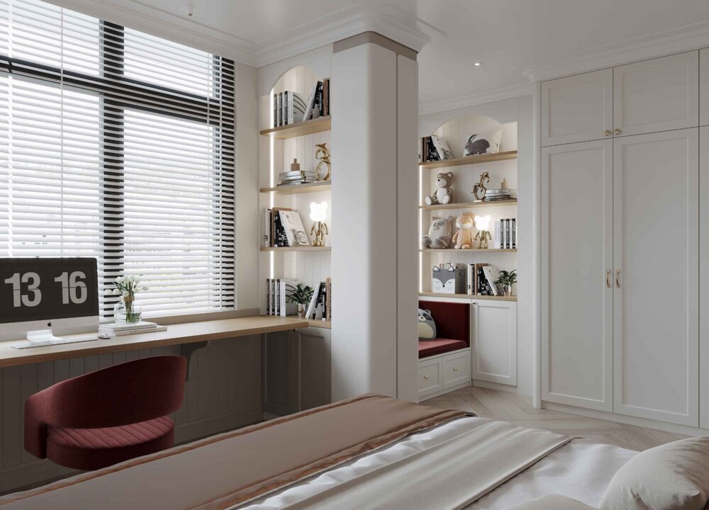 Nội thất nhà phố Hà Đông PN con gái 1 (2)