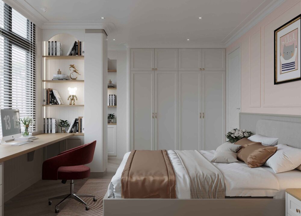 Nội thất nhà phố Hà Đông PN con gái 1 (2)