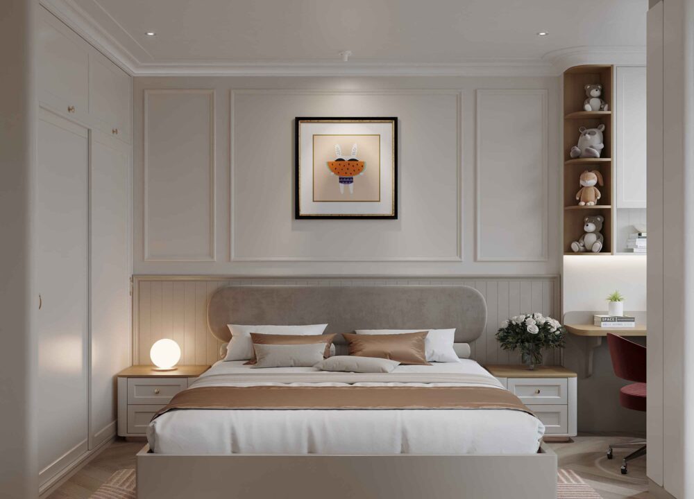 Nội thất nhà phố Hà Đông PN con gái 2 (1)