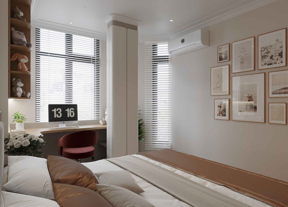 Nội thất nhà phố Hà Đông PN con gái 2 (1)