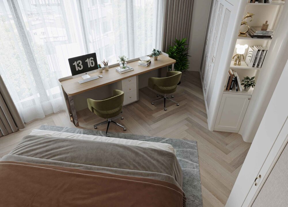 Nội thất nhà phố Hà Đông - PN con trai (1)