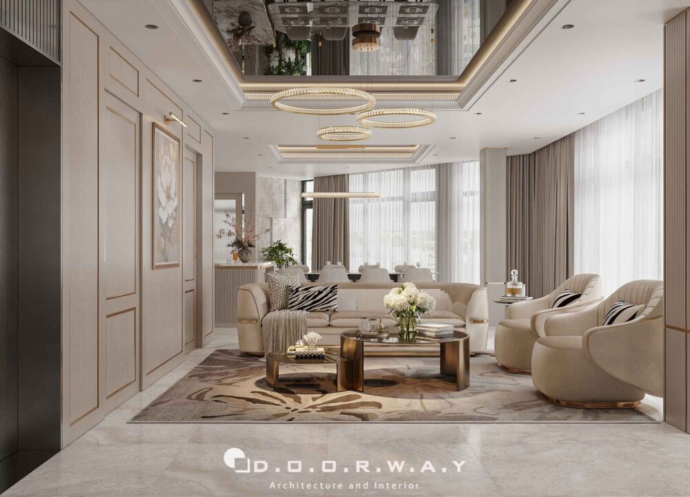 Nội thất nhà phố Hà Đông - Phòng khách (1)