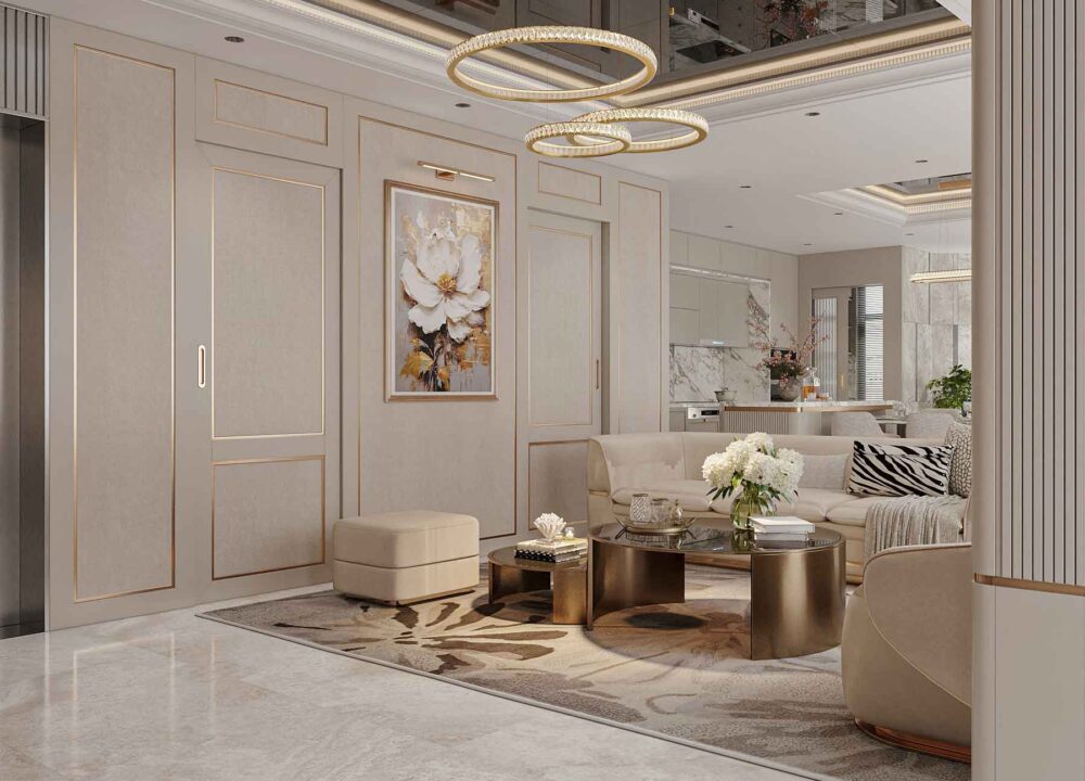 Nội thất nhà phố Hà Đông - Phòng khách (1)