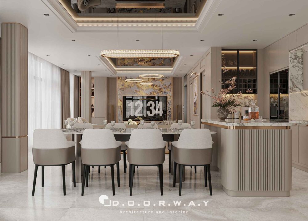 Nội thất nhà phố Hà Đông phòng ăn (1)