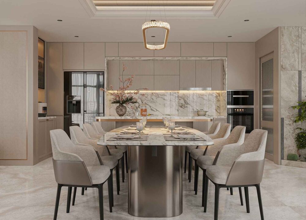 Nội thất nhà phố Hà Đông phòng ăn (1)