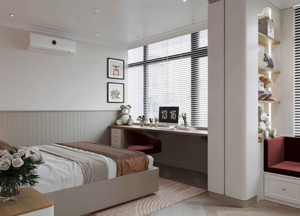 Nội thất nhà phố Hà Đông PN con gái 1 (2)